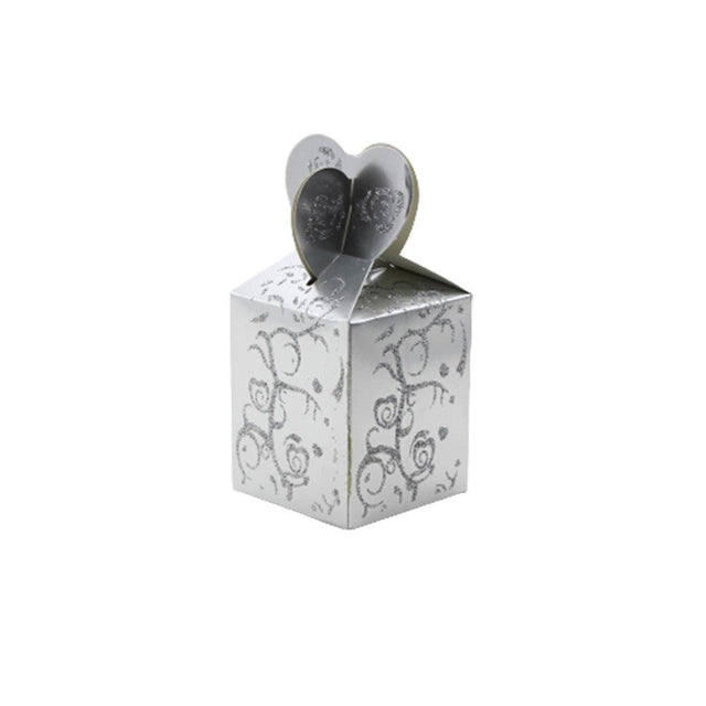 Gift Box | Pack Of 10 | Chocolate Packing Box | Return Gift Box | Silver Colour - Bakeyy.com - India - Gift Box | Pack Of 10 | Chocolate Packing Box | Return Gift Box | Silver Colour - Default Title