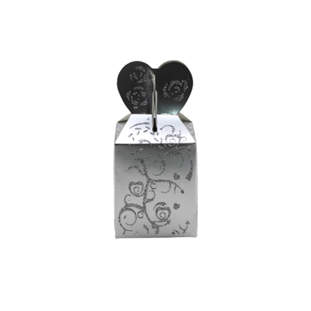 Gift Box | Pack Of 10 | Chocolate Packing Box | Return Gift Box | Silver Colour - Bakeyy.com - India - Gift Box | Pack Of 10 | Chocolate Packing Box | Return Gift Box | Silver Colour - Default Title