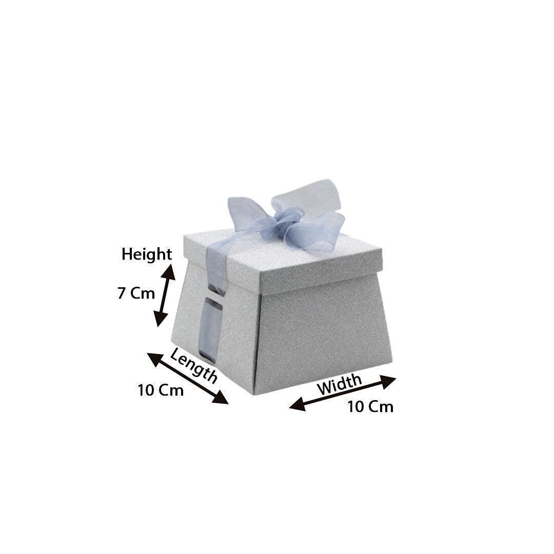 gift-box-or-pack-of-10-or-chocolate-packing-box-or-return-gift-box-or-silver-colour-or-pyramid-box-bakeyy-com-4 - Bakeyy.com