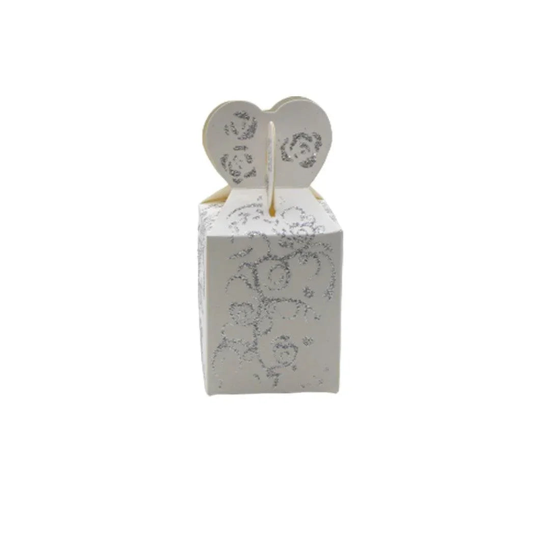 gift-box-or-pack-of-10-or-chocolate-packing-box-or-return-gift-box-or-white-andamp-silver-colour-bakeyy-com-2 - Bakeyy.com
