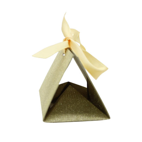 Gift Box Wedding Party Favor Box for Small Gift | Paper Box with Ribbon | Gold Color | Pack Of 10 - Bakeyy.com - India - Gift Box Wedding Party Favor Box for Small Gift | Paper Box with Ribbon | Gold Color | Pack Of 10 - Default Title