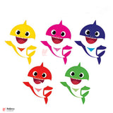 Pre-Cut | Edible Wafer | Baby Shark Theme| Pack Of 10