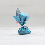 Glitter Matt Chocolate Wrappers | Blue Colour with Blue Dimond Design works - Bakeyy.com - India - Glitter Matt Chocolate Wrappers | Blue Colour with Blue Dimond Design works - Default Title