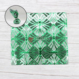 Glitter Matt Chocolate Wrappers | Green Colour with Designed works - Bakeyy.com - India - Glitter Matt Chocolate Wrappers | Green Colour with Designed works - Default Title