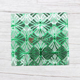 Glitter Matt Chocolate Wrappers | Green Colour with Designed works - Bakeyy.com - India - Glitter Matt Chocolate Wrappers | Green Colour with Designed works - Default Title