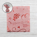 Glitter Matt Chocolate Wrappers | Red Colour with Red Design works - Bakeyy.com - India - Glitter Matt Chocolate Wrappers | Red Colour with Red Design works - Default Title