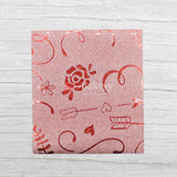 Glitter Matt Chocolate Wrappers | Red Colour with Red Design works - Bakeyy.com - India - Glitter Matt Chocolate Wrappers | Red Colour with Red Design works - Default Title