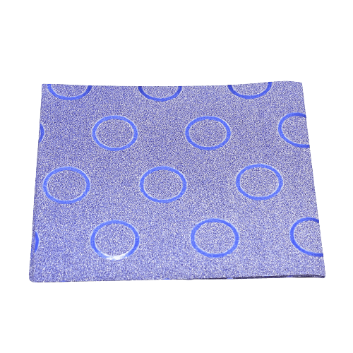 Glitter Matte Chocolate Wrappers | Blue Colour | Pack of 80 - Bakeyy.com