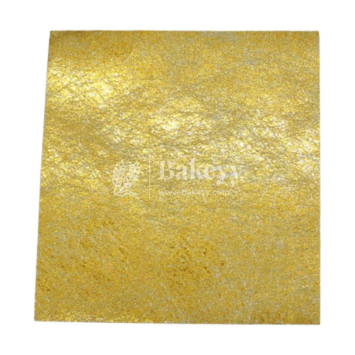 Glitter Matte Chocolate Wrappers | Gold Colour - Bakeyy.com