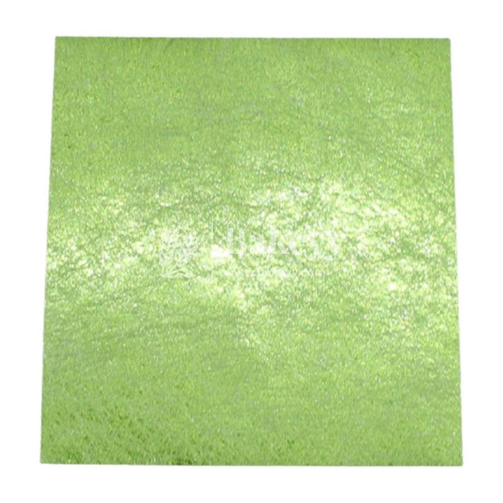 Glitter Matte Chocolate Wrappers | Green Colour - Bakeyy.com