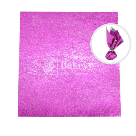 Glitter Matte Chocolate Wrappers | Pink Colour - Bakeyy.com - India - Glitter Matte Chocolate Wrappers | Pink Colour - Default Title