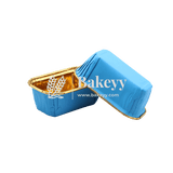 100 g Gold Bake and Serve Rectangle Mould | Paper Baking Mould | Plum Cake Bar Mould | Pack of 50 - Bakeyy.com - India - 100 g Gold Bake and Serve Rectangle Mould | Paper Baking Mould | Plum Cake Bar Mould | Pack of 50 - Default Title