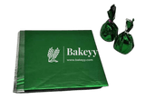 Green Chocolate Wrapper |12x11.5cm Size | Matte Finish - Bakeyy.com - India - Green Chocolate Wrapper |12x11.5cm Size | Matte Finish - Default Title