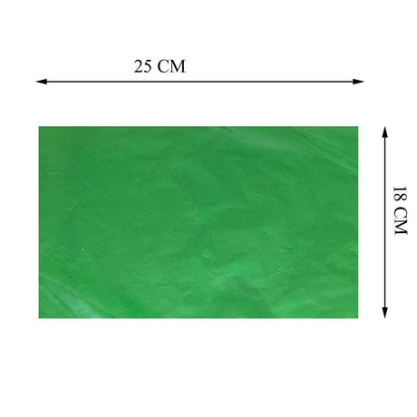 Green Chocolate Wrapping Paper - Aluminium Embossed Foil | 7x10" Size | Pack of 200 - Bakeyy.com - India - Green Chocolate Wrapping Paper - Aluminium Embossed Foil | 7x10" Size | Pack of 200 - Default Title