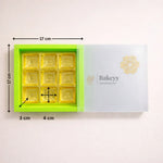 green_Sliding_Chocolate_Box_with_Gold_Cavity_Premium_Rigid_Gift_Box_for_Chocolates_Pack_of_10 - Bakeyy.com