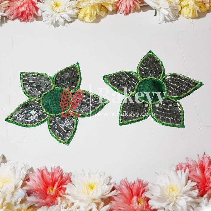 Rangoli Diya Mat |Green Color| (Pack Of 1) - Bakeyy.com - India - Rangoli Diya Mat |Green Color| (Pack Of 1) - Default Title