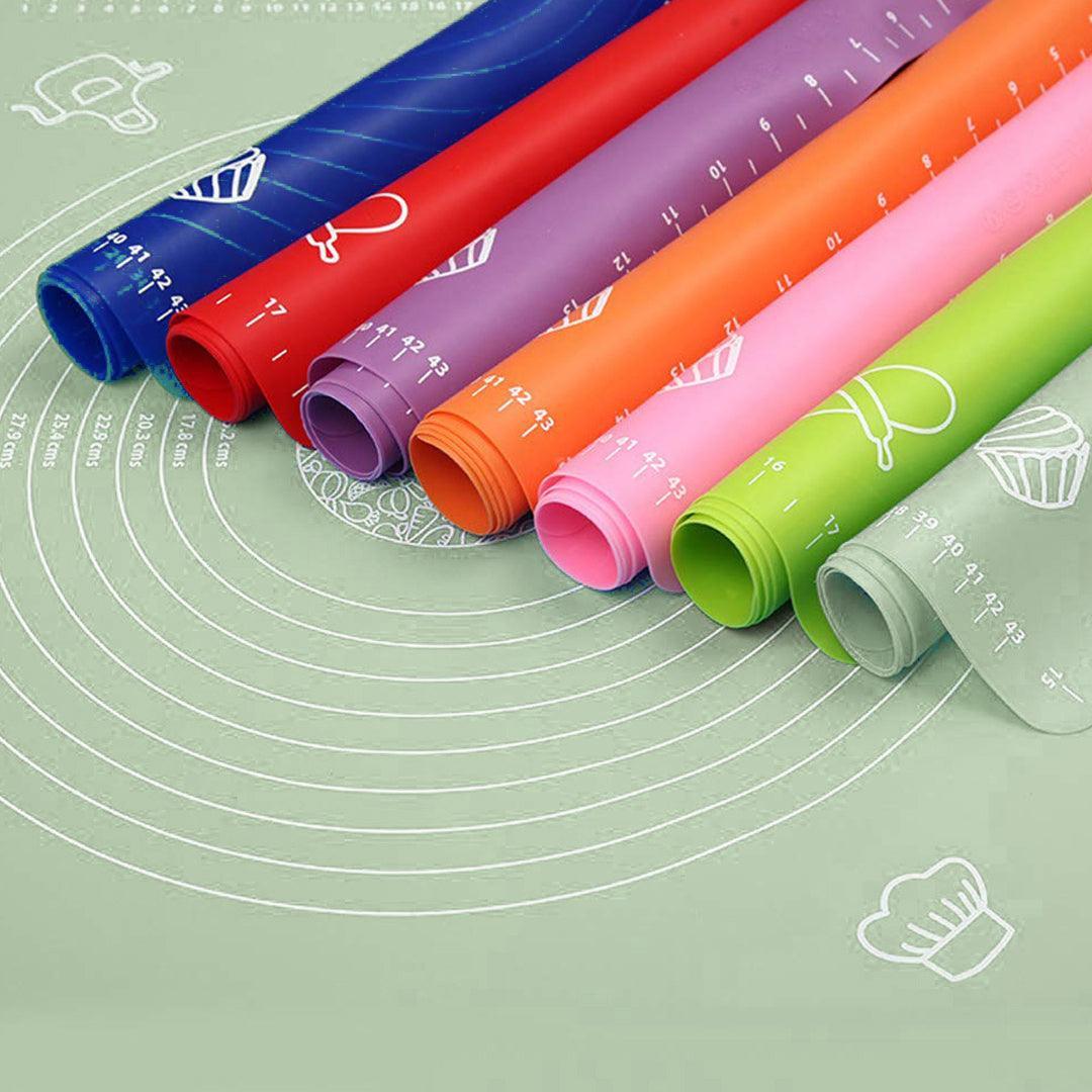 50x70 cm 50x70 cm Grey Silicone Baking Mat Non-Stick Fondant Rolling Mat  Silicone Kneading