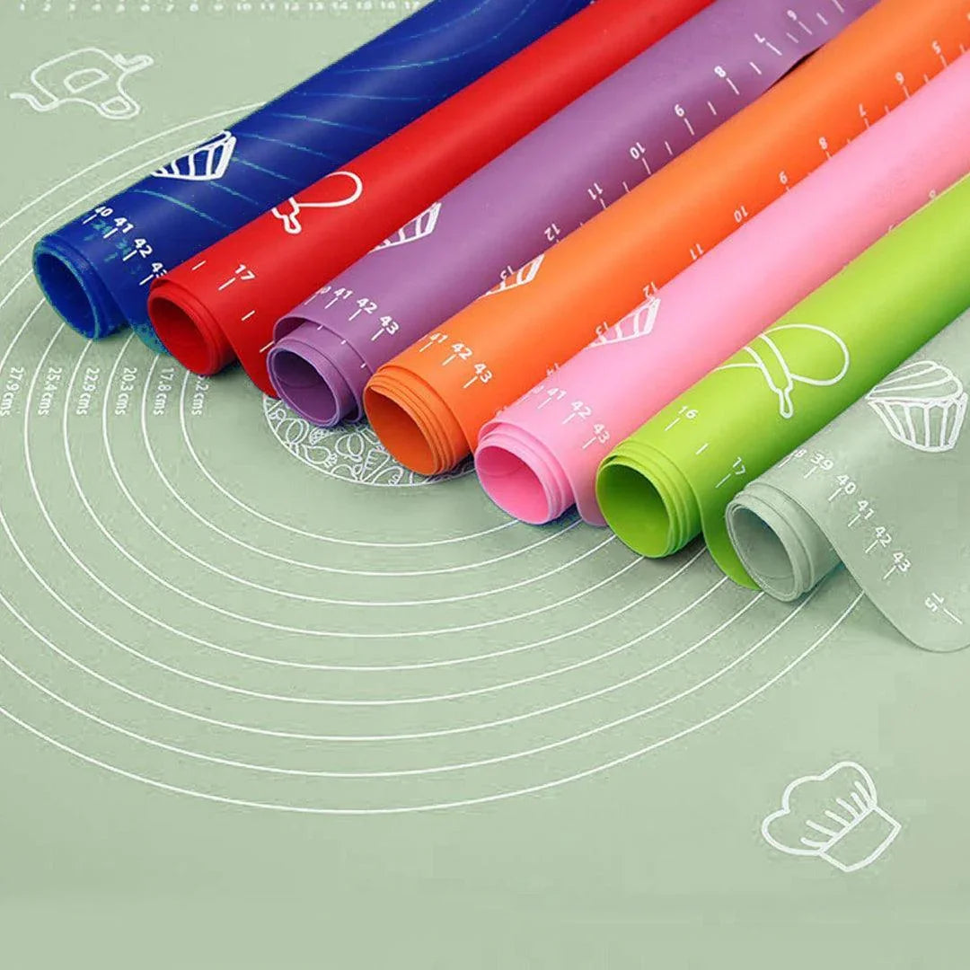 grey-silicone-baking-mat-non-stick-fondant-rolling-mat-silicone-kneading-bakeyy-com-1 - Bakeyy.com