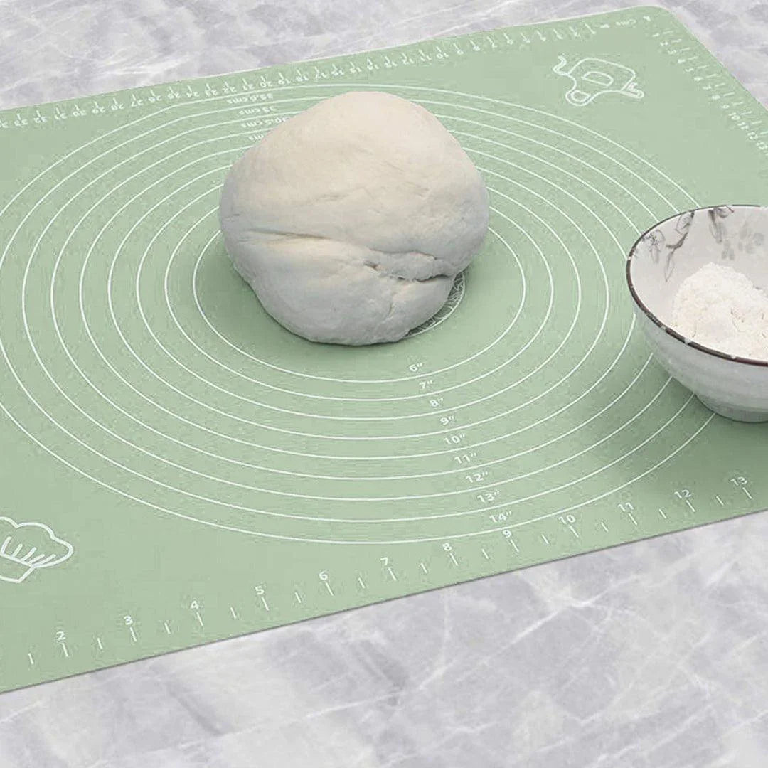 grey-silicone-baking-mat-non-stick-fondant-rolling-mat-silicone-kneading-bakeyy-com-2 - Bakeyy.com