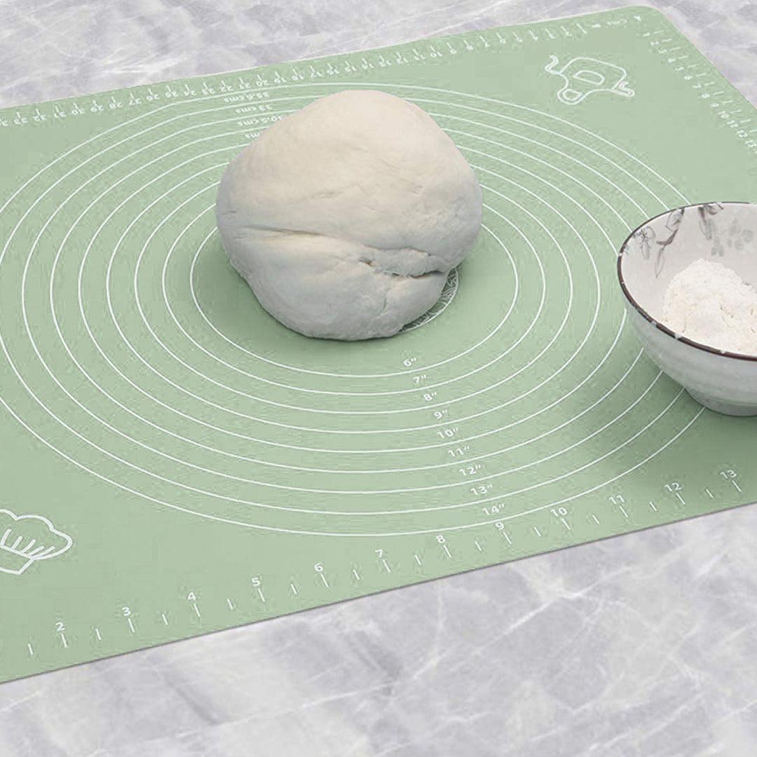 50x70 cm Grey Silicone Baking Mat Non-Stick Fondant Rolling Mat Silicone Kneading - Bakeyy.com - India - 50x70 cm Grey Silicone Baking Mat Non-Stick Fondant Rolling Mat Silicone Kneading - 50x70 cm