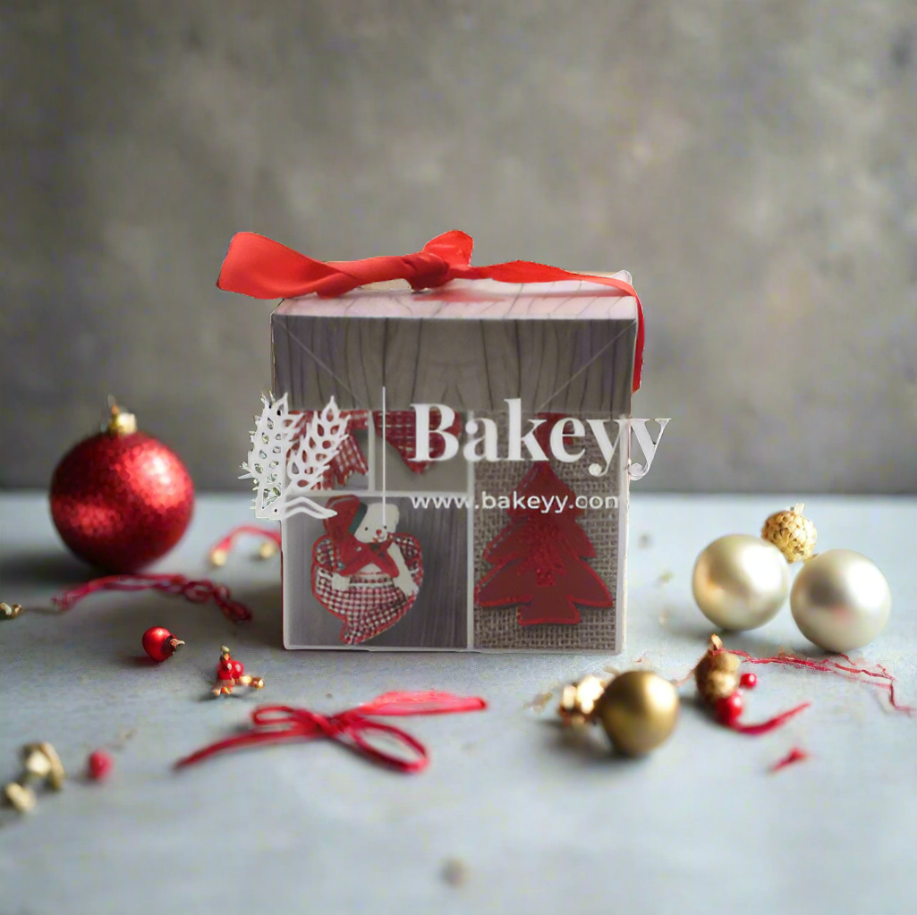 Hamper Box | Christmas Collection | Pack Of 5 | Medium - Bakeyy.com - India - Hamper Box | Christmas Collection | Pack Of 5 | Medium - Large