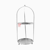 Handicrafts White Metal Cake Stand – Tier Cake Stand – Side Bar Floating Tier Spacer - Bakeyy.com - India - Handicrafts White Metal Cake Stand – Tier Cake Stand – Side Bar Floating Tier Spacer - Default Title