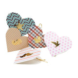 Heart Shape Tags | Eco-Friendly | Tags with Golden Thread - Bakeyy.com - India - Heart Shape Tags | Eco-Friendly | Tags with Golden Thread - Default Title