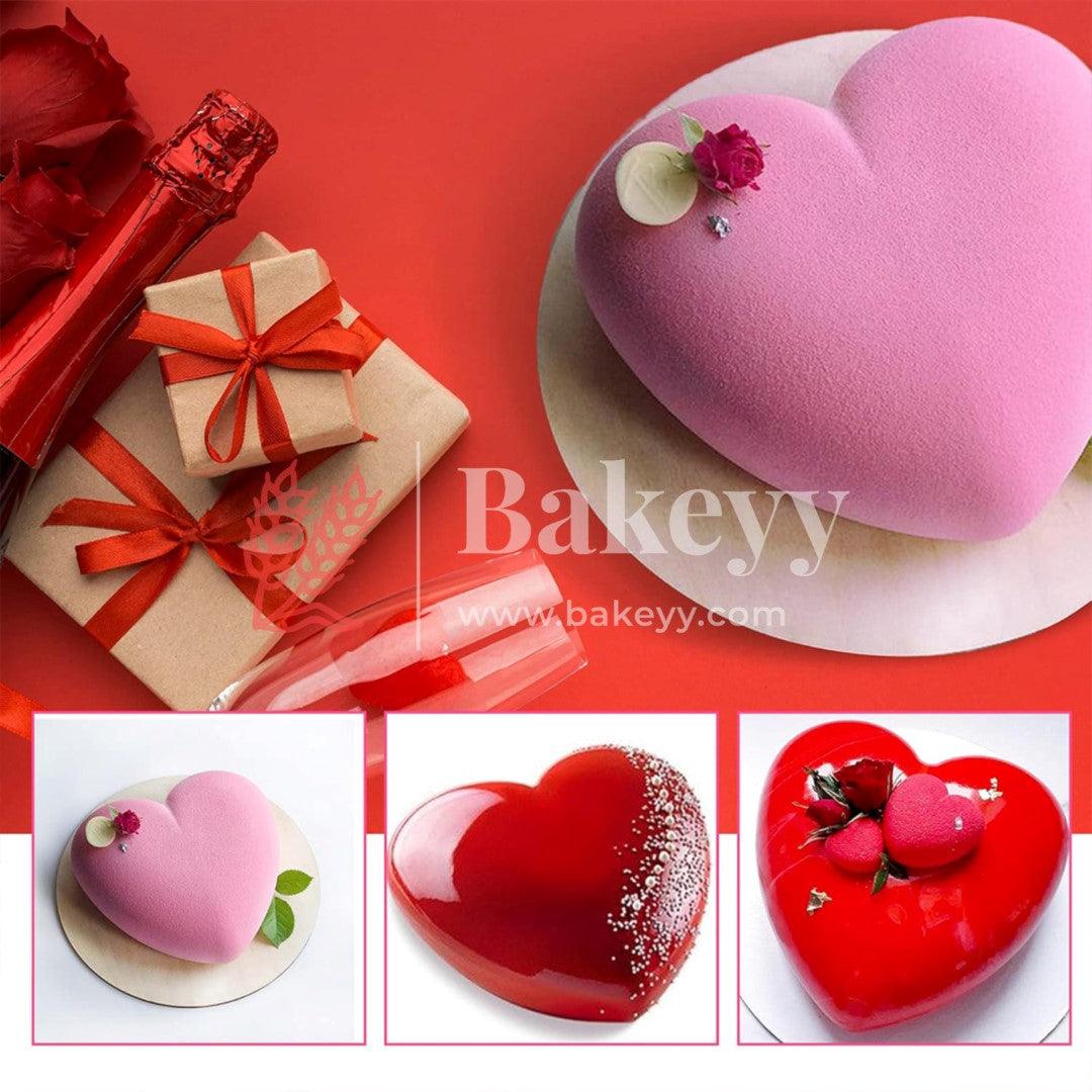 Heart Shaped Silicone Mould | Cake Mould Fondant Decorating Cake - Bakeyy.com - India - Heart Shaped Silicone Mould | Cake Mould Fondant Decorating Cake - Default Title