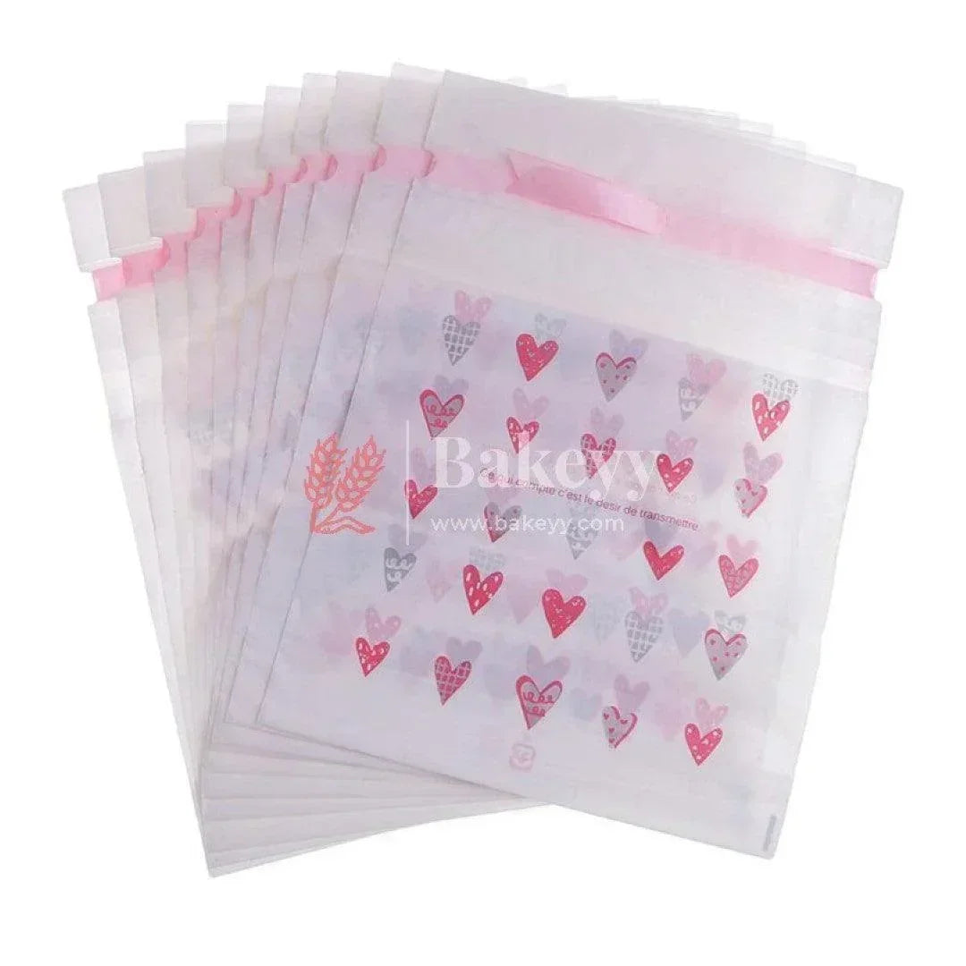 hearts-plastic-stand-up-treat-favor-bags-gift-wrapper-bags-for-candy-cookie-chocolate-or-pack-of-25-bakeyy-com-1 - Bakeyy.com