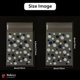 Cellophane Bags Clear Plastic Self Sealing Envelope Crystal Bag  | Pack of 100