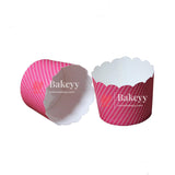 Pink with white dots | Muffin Cup | Baking Cup | 50 pcs | 5 CM - Bakeyy.com - India - Pink with white dots | Muffin Cup | Baking Cup | 50 pcs | 5 CM - Default Title