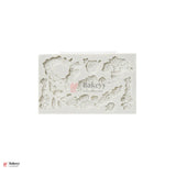 146 | Vintage Floral Garland Silicone Fondant Mould | 19x12cm