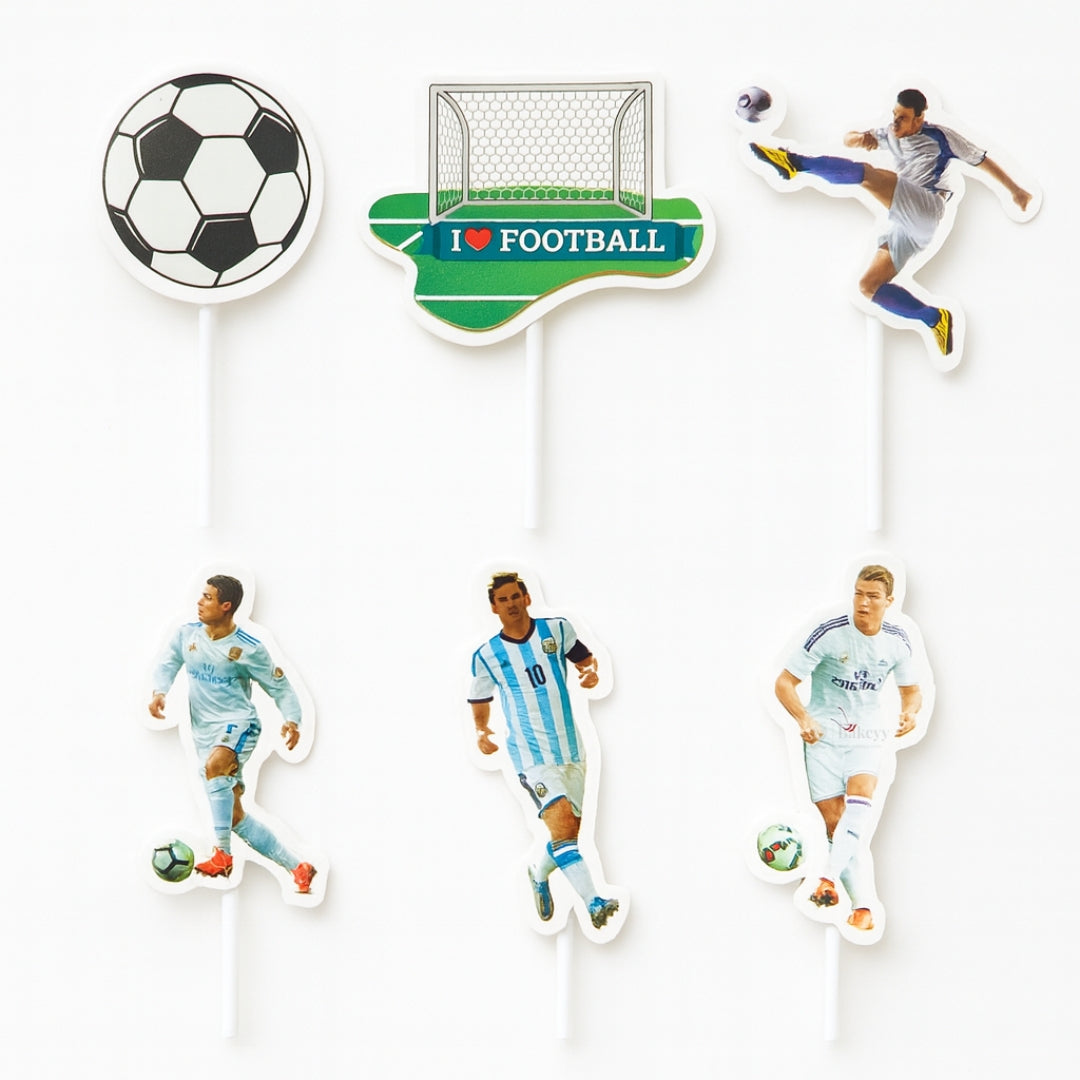 Hobbies & Lifestyle Cake Toppers | Fun Hobby-Themed Decor Picks | Assorted Adult Theme Pack | Pack of 6