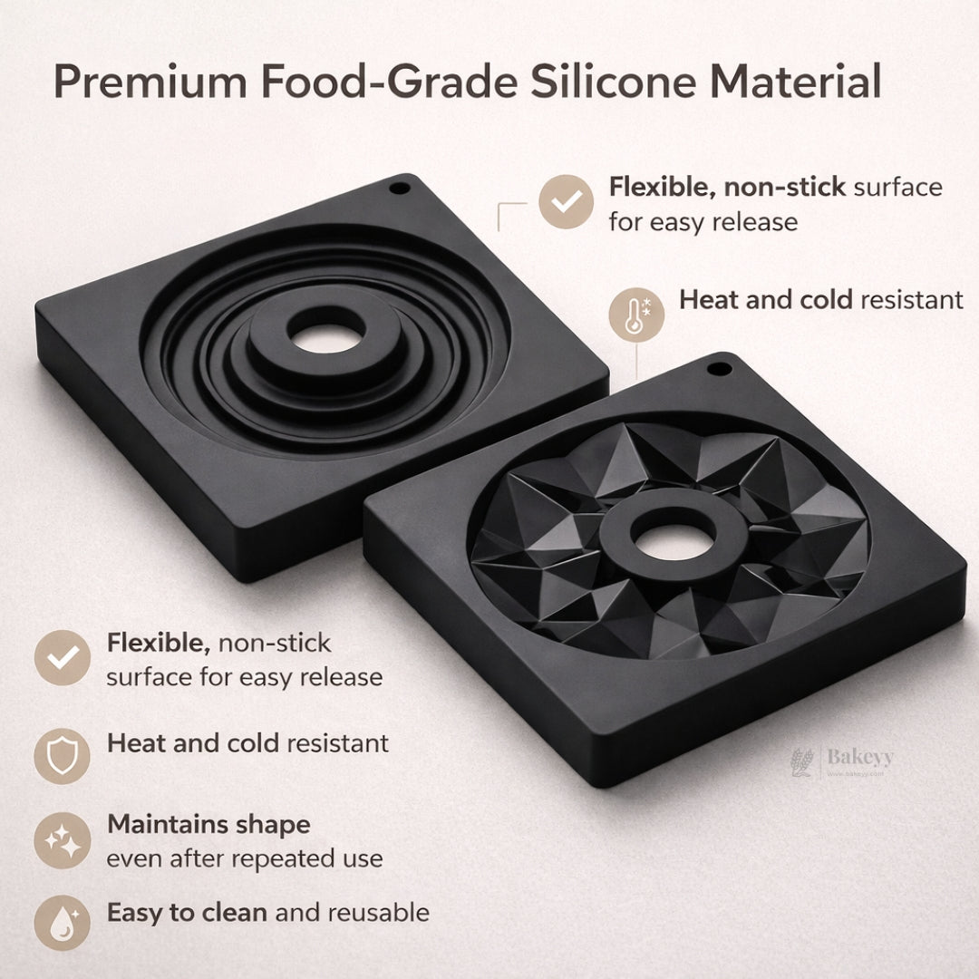 Silicon Pavocake Mould | Premium Food Grade Silicon | 2 Designs Available |  Pack of 1