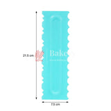 Plastic Scraper Cake Cutter, Chopper, Smoother Icing - Bakeyy.com - India - Plastic Scraper Cake Cutter, Chopper, Smoother Icing - Default Title