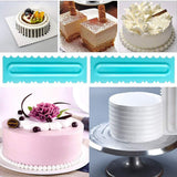 Plastic Scraper Cake Cutter, Chopper, Smoother Icing - Bakeyy.com - India - Plastic Scraper Cake Cutter, Chopper, Smoother Icing - Default Title