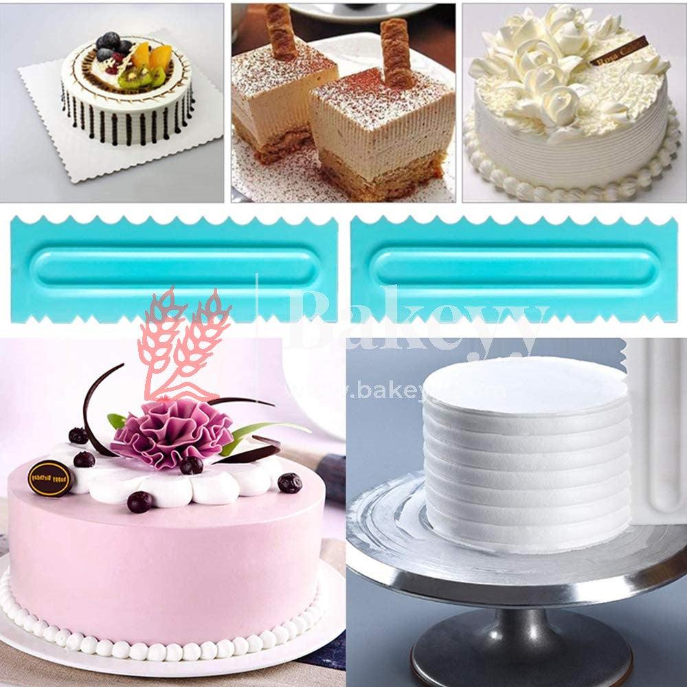 Plastic Scraper Cake Cutter, Chopper, Smoother Icing - Bakeyy.com - India - Plastic Scraper Cake Cutter, Chopper, Smoother Icing - Default Title