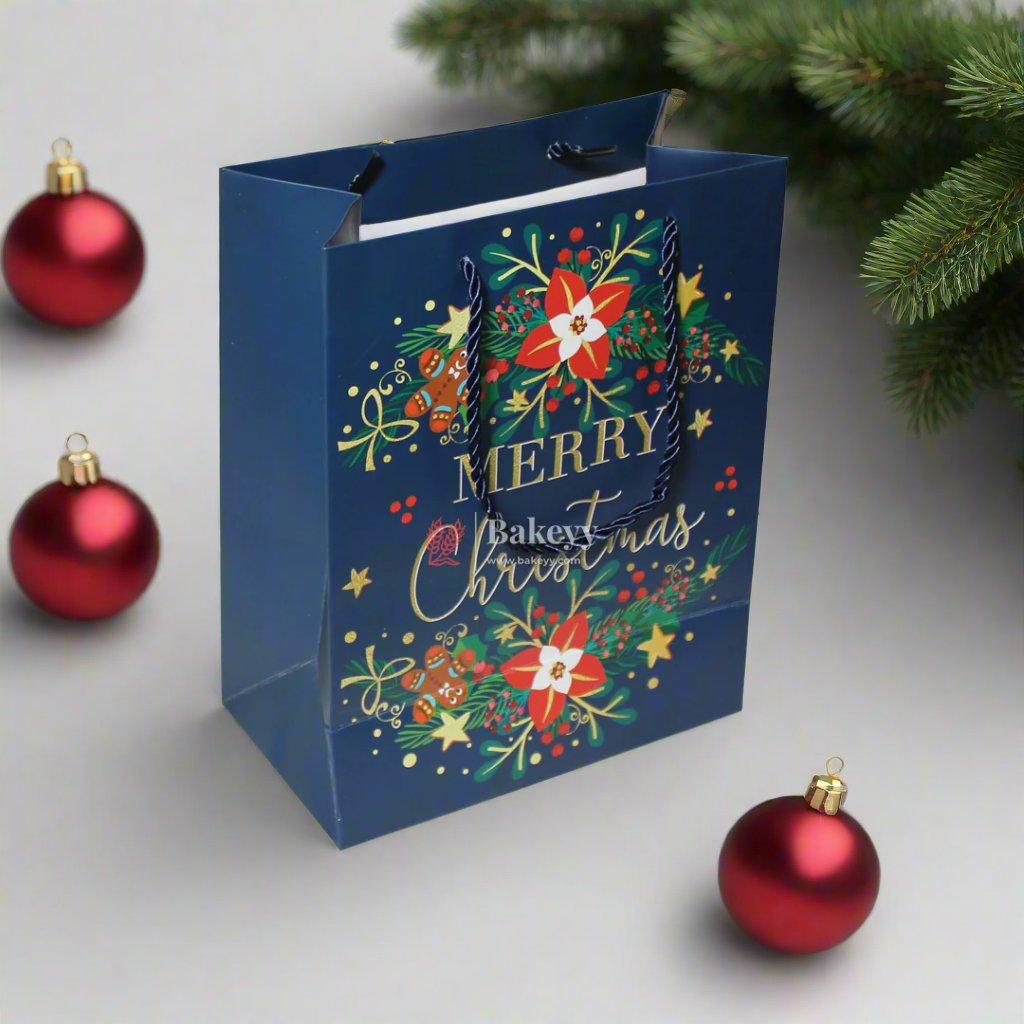 23x18x10cm And 40x30x12cm Merry Christmas Design Gift Paper Bag |Pack of 12| - Bakeyy.com - India - {{ variant.name }}