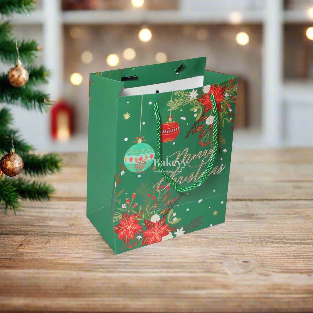 23x18x10cm And 40x30x12cm Merry Christmas Design Gift Paper Bag |Pack of 12| - Bakeyy.com - India - {{ variant.name }}