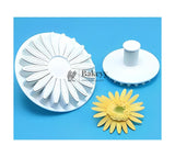 Plunger Cutter Fondant Mould Sunflower Gerbera & Daisy - Bakeyy.com - India - Plunger Cutter Fondant Mould Sunflower Gerbera & Daisy - Default Title
