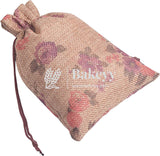 Jute Potli Bag | Gift Return Gifts Bags| Printed Jute Bag | Drawstring Bags - Bakeyy.com - India - Jute Potli Bag | Gift Return Gifts Bags| Printed Jute Bag | Drawstring Bags - Pack Of 10 / 5303 / 10X14 CM
