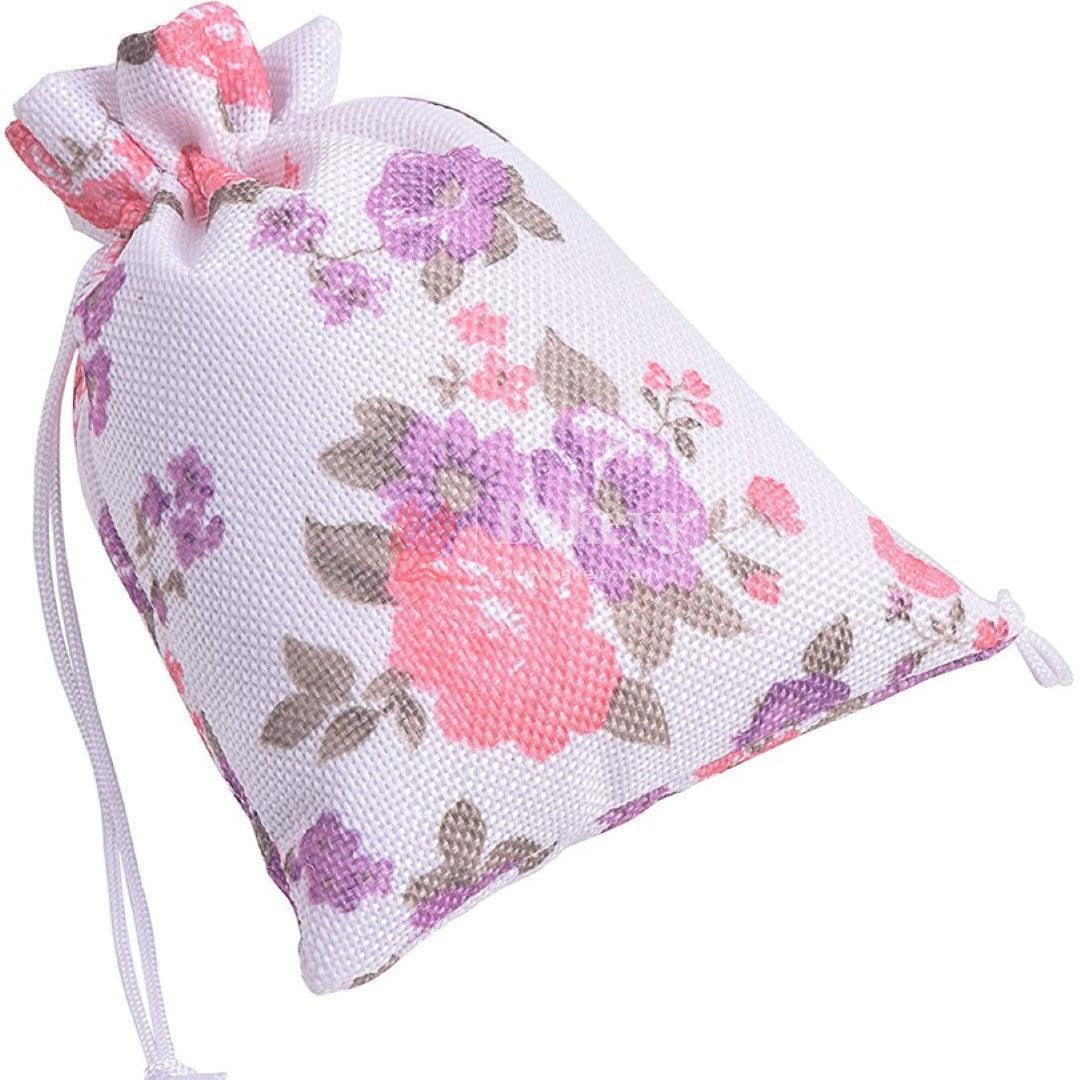 Jute Potli Bag | Gift Return Gifts Bags| Printed Jute Bag | Drawstring Bags | Pack of 10 - Bakeyy.com - India - Jute Potli Bag | Gift Return Gifts Bags| Printed Jute Bag | Drawstring Bags | Pack of 10 - 5303 / 4x6 Inch
