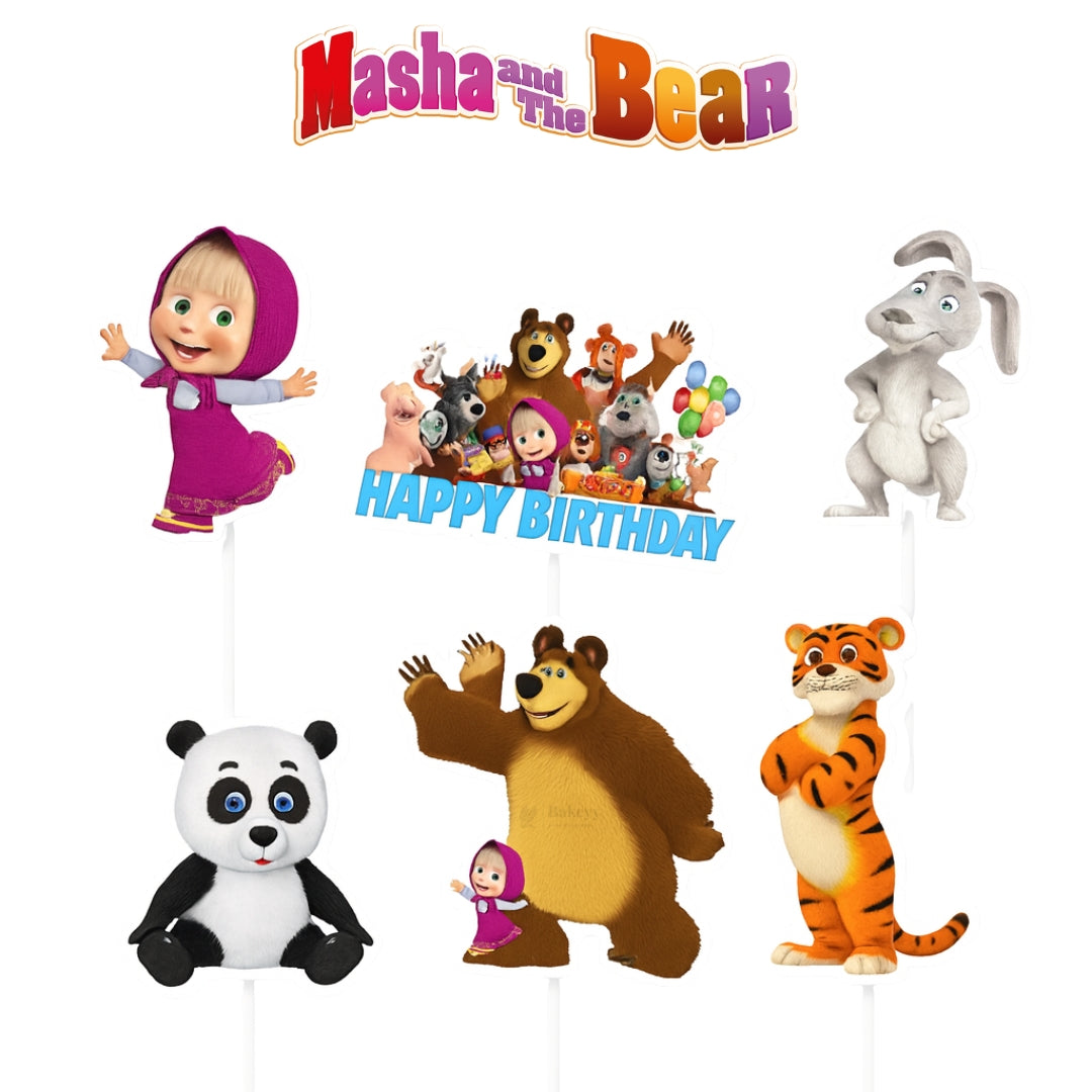 Kids Movies & Shows Cake Toppers | Birthday Party Decor | Birthday Cake Decor | Pack of 6