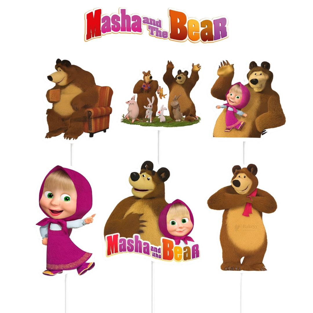 Kids Movies & Shows Cake Toppers | Birthday Party Decor | Birthday Cake Decor | Pack of 6