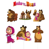 Kids Movies & Shows Cake Toppers | Birthday Party Decor | Birthday Cake Decor | Pack of 6