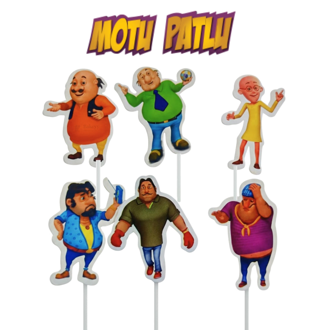 Kids Movies & Shows Cake Toppers | Birthday Party Decor | Birthday Cake Decor | Pack of 6