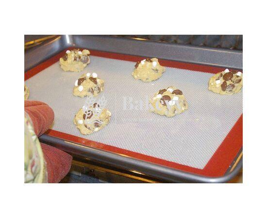 KITCHEN BAKING LINER SHEET SILICONE BAKING MAT HEAT RESISTANT OVEN MATS TOASTER - Bakeyy.com - India - KITCHEN BAKING LINER SHEET SILICONE BAKING MAT HEAT RESISTANT OVEN MATS TOASTER - Small (40x30 CM)