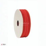18mtr Premium Red Grosgrain Ribbon with Golden Stitch – 1 Inch | Ideal for Gifting & Crafting