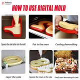 Silicone Number 6 Cake Mold – Non-Stick, Heat Resistant, Multipurpose Baking Mould  (Pack Of 1)