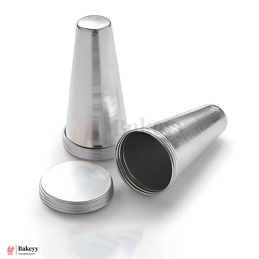 Big Aluminium Kulfi Mould Set with Lids – Traditional Cone Shape | Traditional Cone Shape for Homemade Kulfi| 1 Piece
